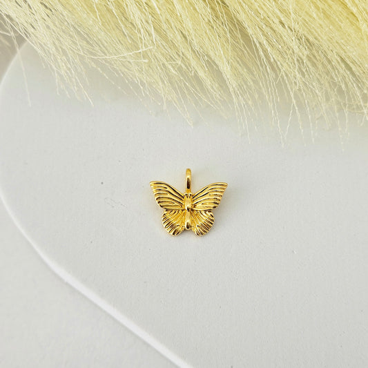 Gold Butterfly Charm