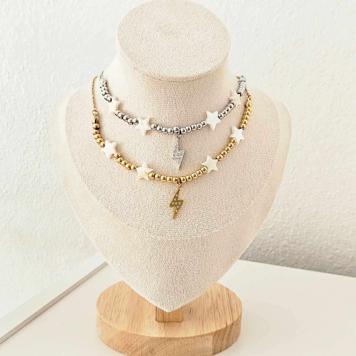 Star & Lightning Necklace