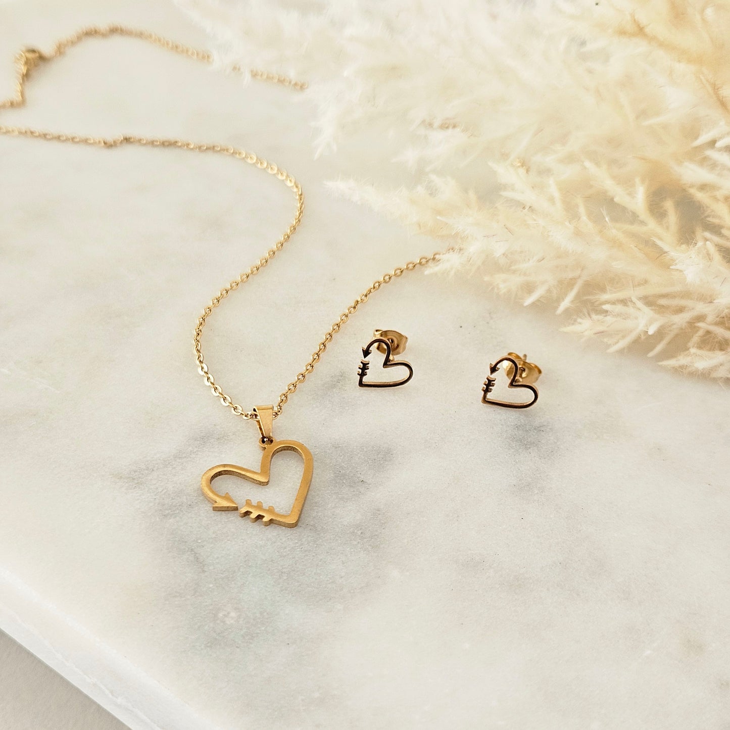 Cupido Set Necklace & Earrings